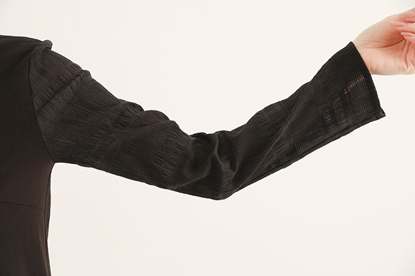 Whirling_周旋透視上衣_黑 