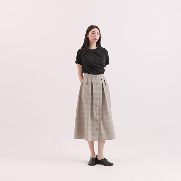 Yanqing_淵清皺褶上衣_黑 