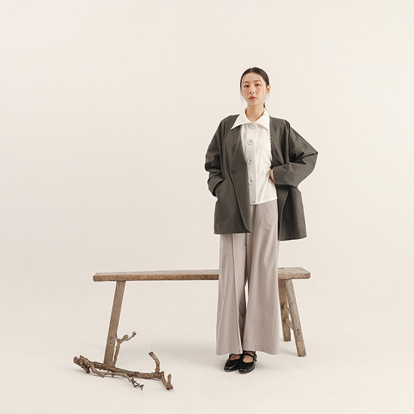 Weixin_維新褶片外套_灰 