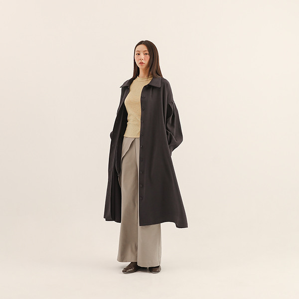 Peaceful_寧靜法式洋裝_藏青 