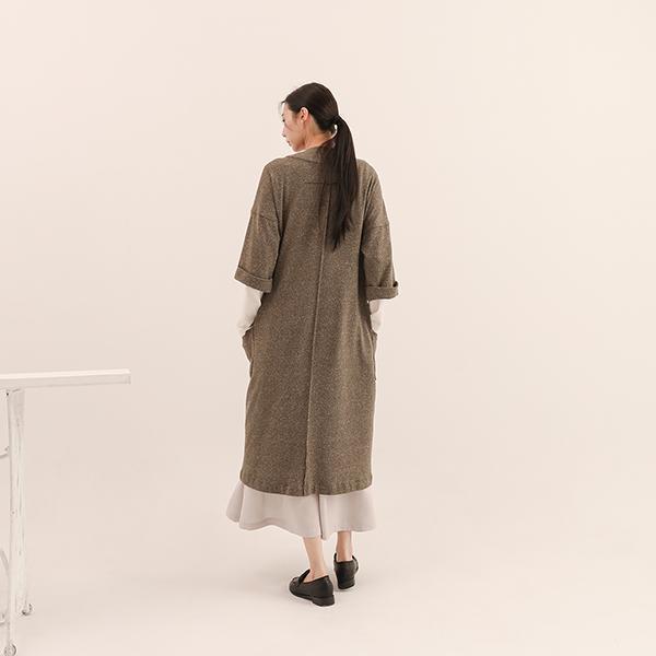 Flora_緋花大口袋罩衫_綠 