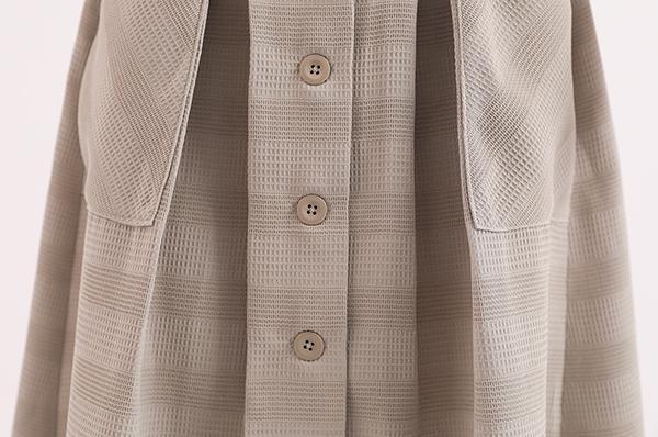 Swaying_搖曳開襟裙_淺灰 