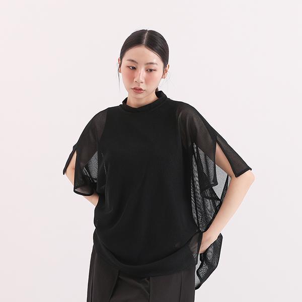 Miro_米羅剪接上衣_黑 