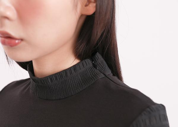 Hover_盤旋透視上衣_黑 