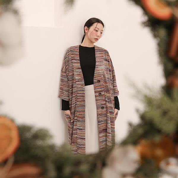 Flora_緋花大口袋罩衫_波西米亞彩 