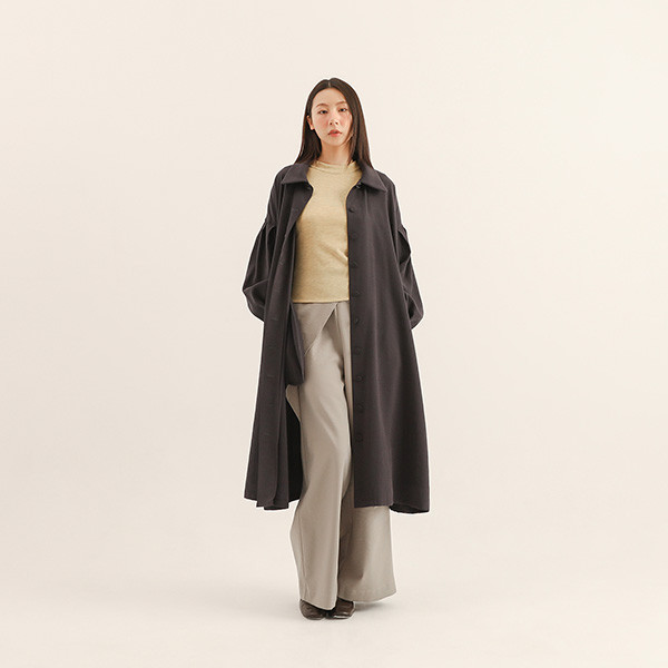 Serenor_從容毛料針織上衣_黃 