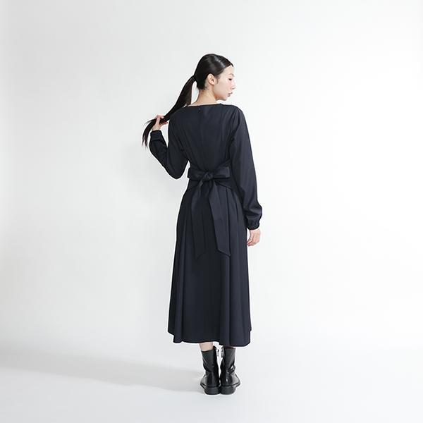 Sincere_真摯綁帶洋裝_藏青 