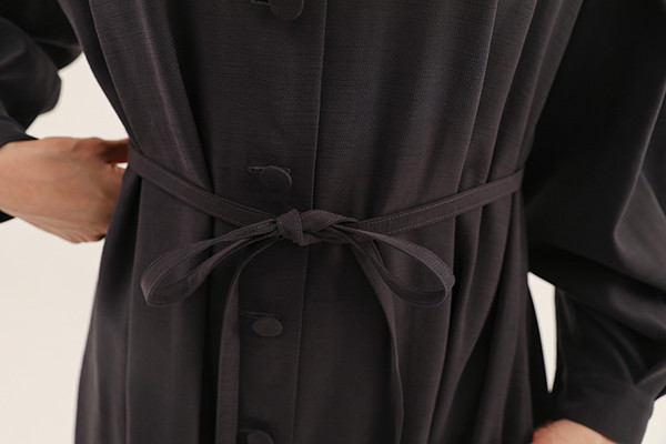 Peaceful_寧靜法式洋裝_藏青 