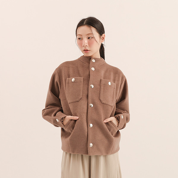 Summit_山丘休閒外套_可可 