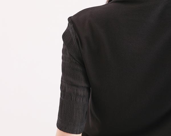 Hover_盤旋透視上衣_黑 