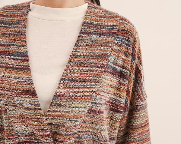 Flora_緋花大口袋罩衫_波西米亞彩 