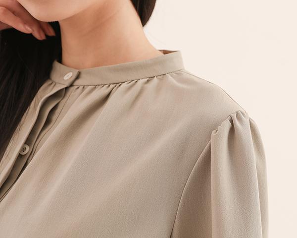 Cling_依戀皺摺洋裝_綠 