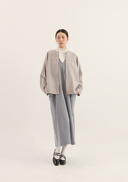 Vernal_春和剪接外套_灰 