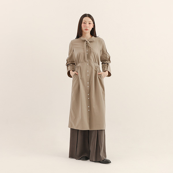 Graceful_曼妙綁帶洋裝_棕 