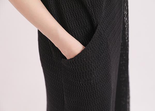 Dayrest_余暇剪接背心洋裝_黑 