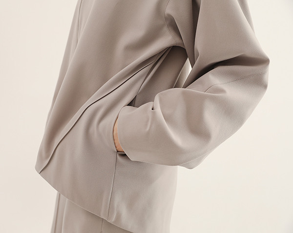 Vernal_春和剪接外套_灰 