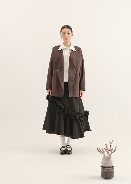 Weixin_維新褶片外套_灰紫 