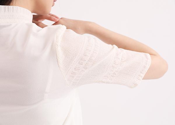 Hover_盤旋透視上衣_白 