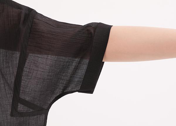 Langlang_琅琅大口袋襯衫_黑 