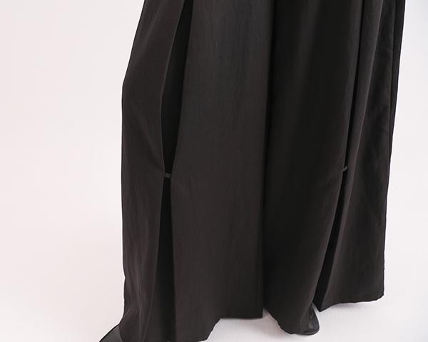 Mansheng_蔓生多層次寬褲_黑 