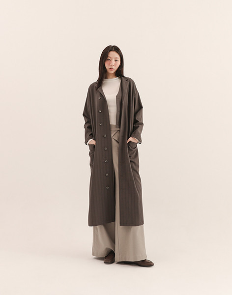 Glide_飛躍襯衫洋裝_鐵灰 