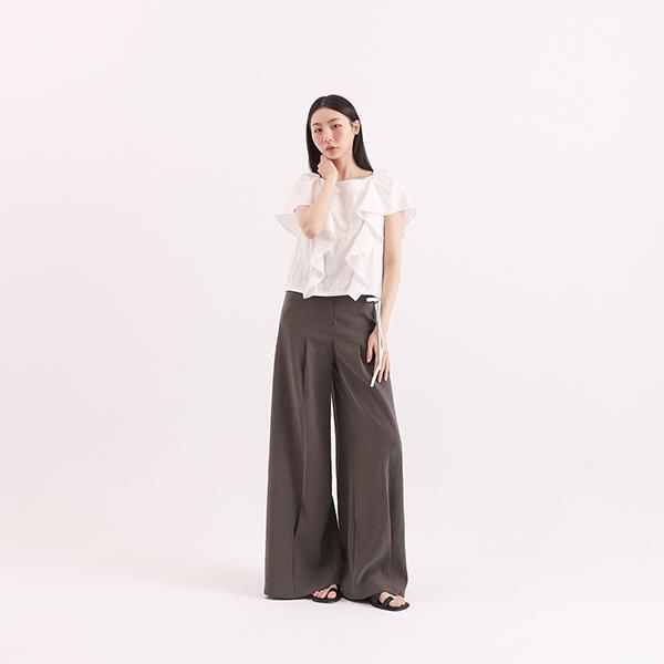 Xinpan_新畔荷葉上衣_白 