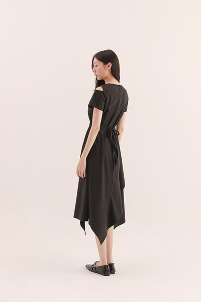 Tsuiman_翠曼綁帶洋裝_黑 