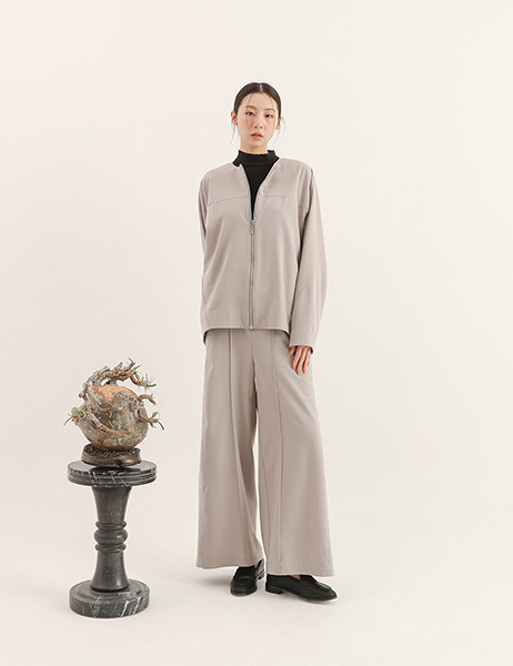 Vernal_春和剪接外套_灰 