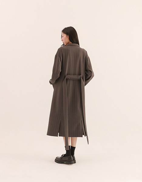 Glide_飛躍襯衫洋裝_鐵灰 