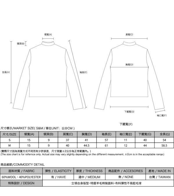 Serenor_從容毛料針織上衣_黑 