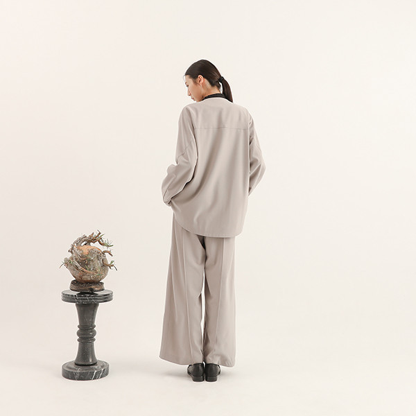 Vernal_春和剪接外套_灰 