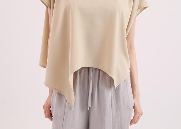 Chunmian_春眠立領變化上衣_芥末黃 