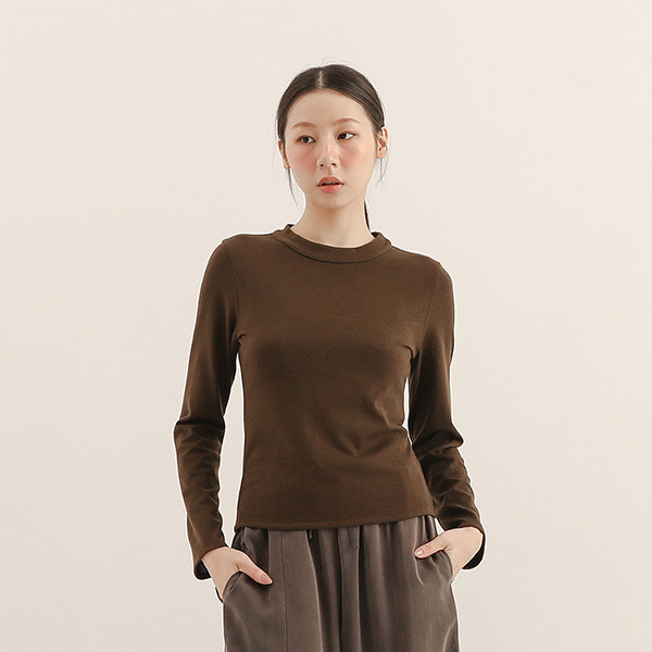 Serenor_從容毛料針織上衣_咖 