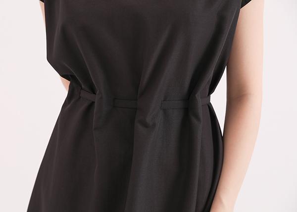 Xiyue_溪月綁帶洋裝_黑 