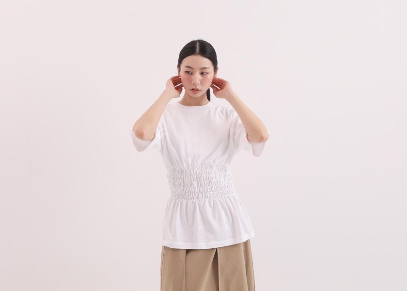 Jiayin_佳音造型上衣_白 