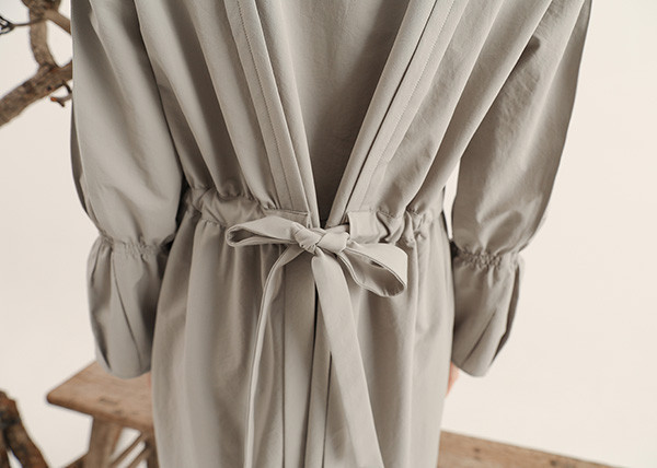 Graceful_曼妙綁帶洋裝_灰 