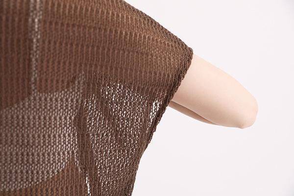 Immersive_沈浸前短後長上衣_咖啡 