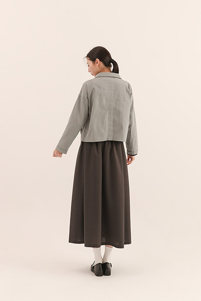 Subtle_隱微褶片西裝上衣_柳青 