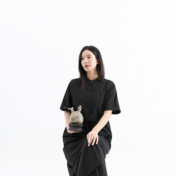 Fusheng_浮生背心式洋裝_黑 