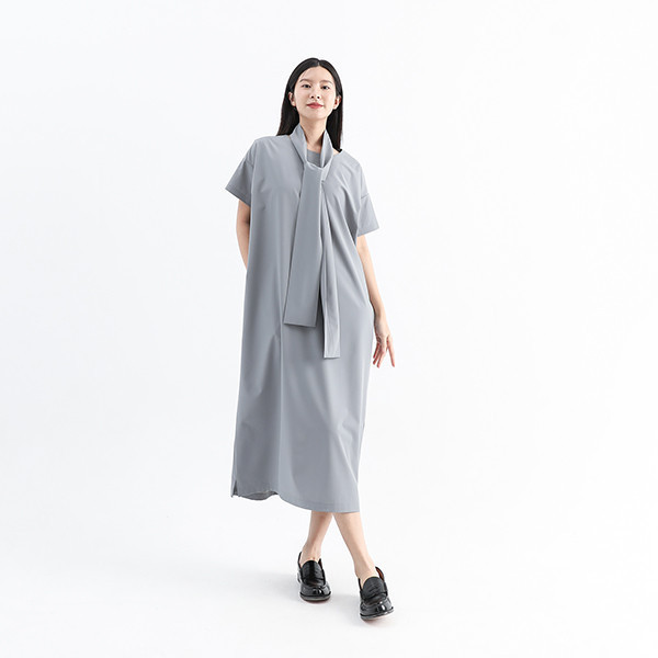 Dust_塵埃變化綁帶洋裝_灰 