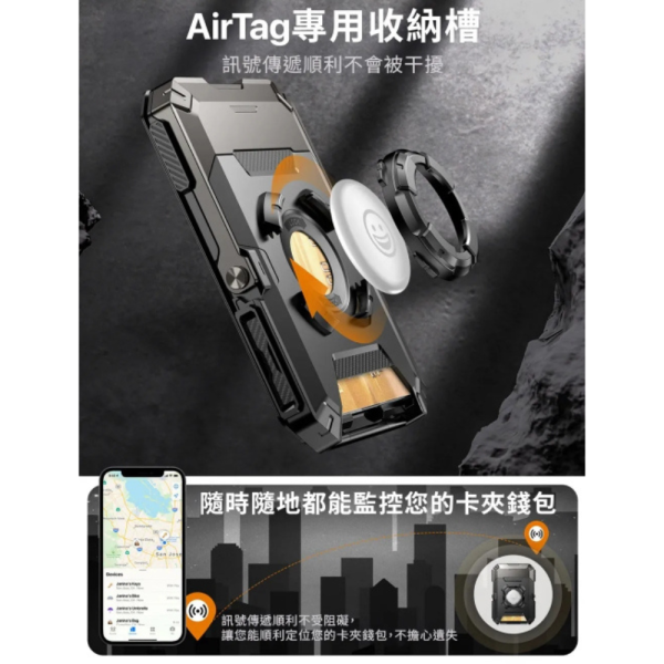 SUPCASE 錢包 磁吸 卡包 支架 手機 Airtag 收納 適 iPhone 16e 17 15 16 