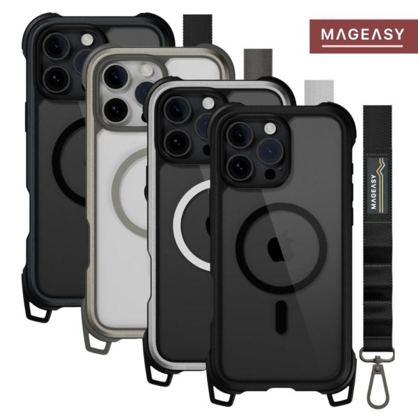 MAGEASY ODYSSEY Strap M 掛繩 手機殼 防摔殼 MagSafe iPhone 16 pro max 