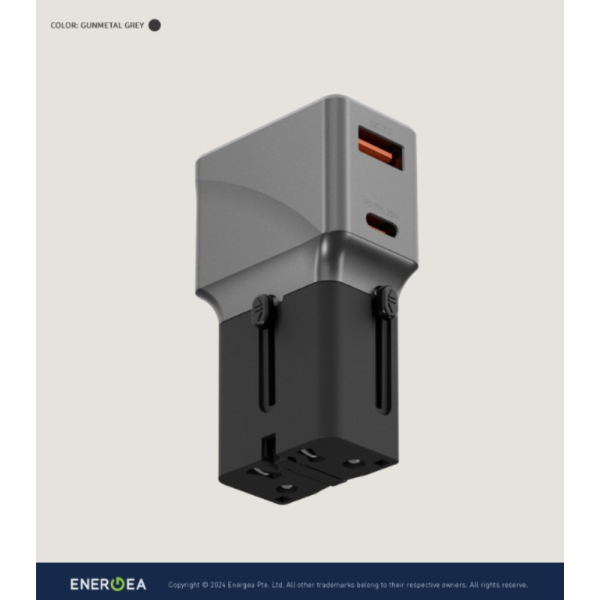 ENERGEA TravelWorld 25W 萬旅 PD QC 充電器 充電頭 快充頭 萬用 多國 轉接頭 