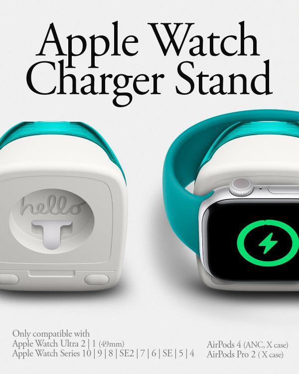 Spigen 經典 iMac G3 造型 支架 充電座 Apple Watch s10 Classic C1 