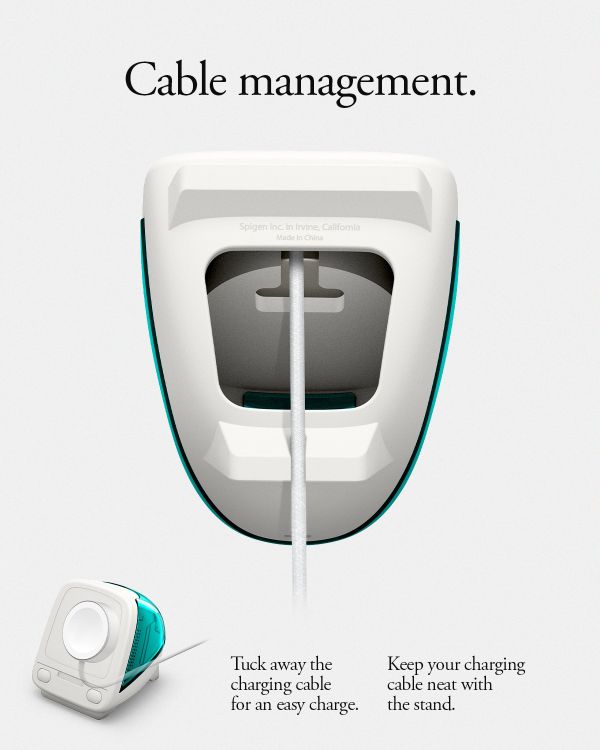 Spigen 經典 iMac G3 造型 支架 充電座 Apple Watch s10 Classic C1 