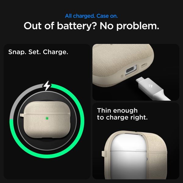 Spigen Urban Fit 布紋 保護殼 耳機 保護殼 耳機殼 Airpods Pro 3 