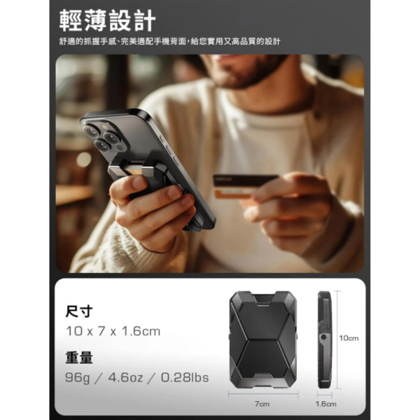 i-Blason 磁吸 卡夾 卡套 卡包 手機 折疊 支架 鈔票夾 MagSafe 適 iPhone 16e 17 15 