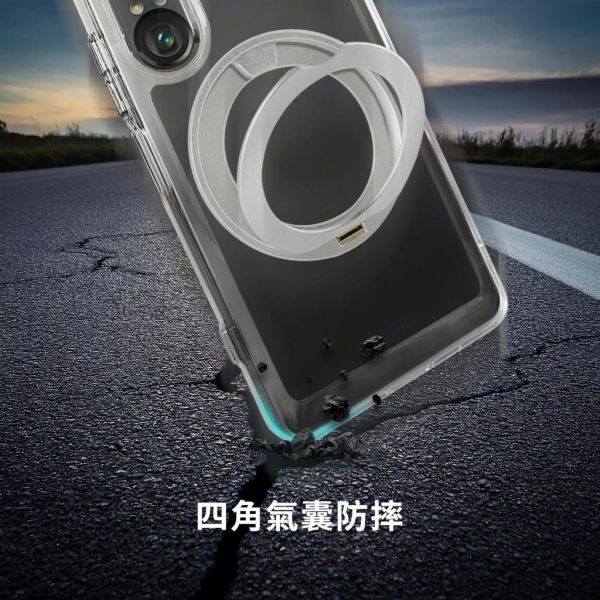 DAPAD 冰晶 旋轉 支架 磁吸 保護殼 透明殼 手機殼 適 OPPO RENO 14F pro 