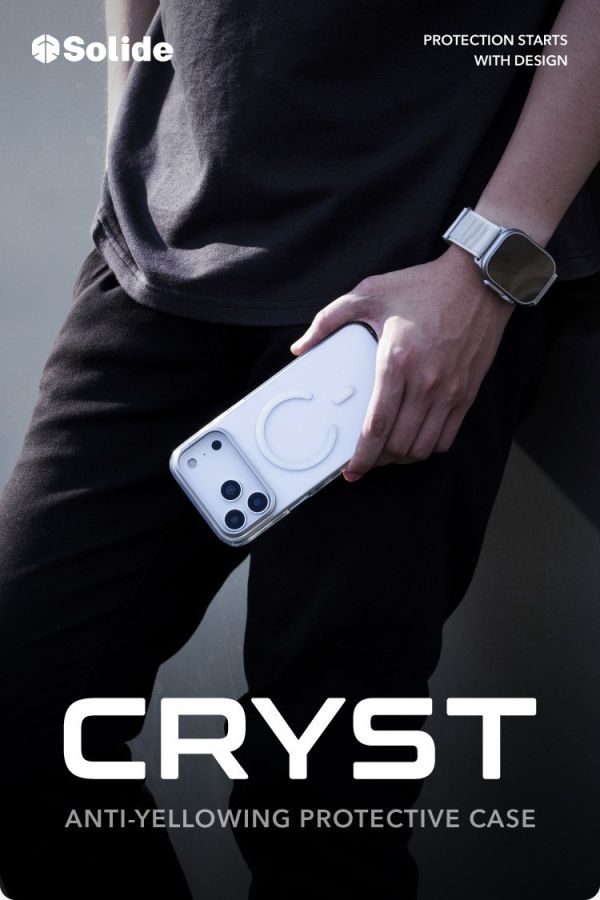 SOLiDE CRYST 晶透 抗黃 支架 防摔殼 保護殼 iPhone Air 17 Pro Max 