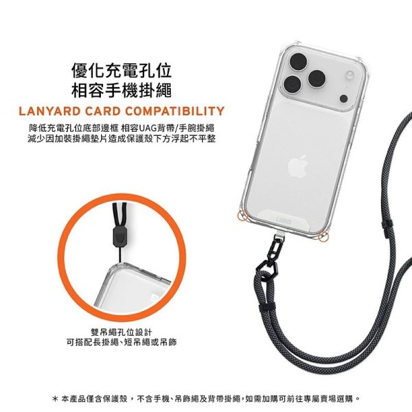 UAG 耐衝擊 全透 保護殼 極透明 美國軍規 支援 無線充電 手機殼 iPhone 17 Pro Max 